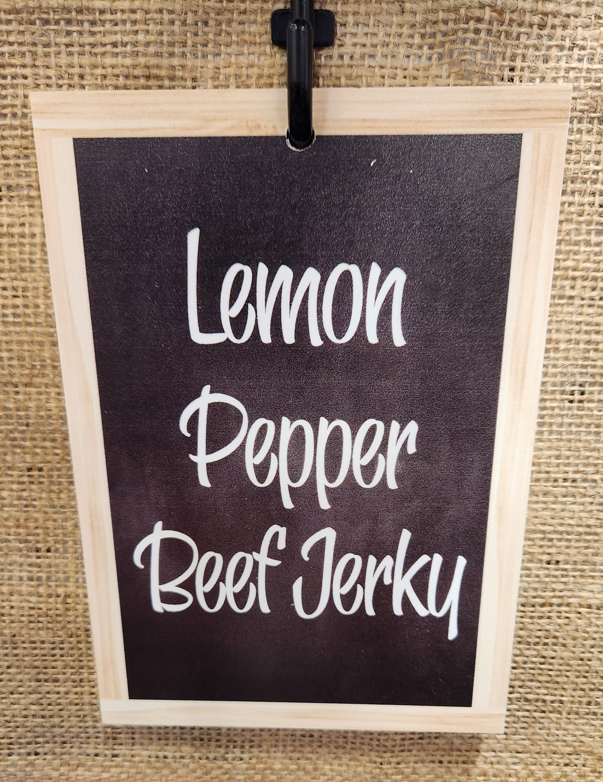 Lemon Pepper Flavored Beef Jerky - Tony's Jerky LLC