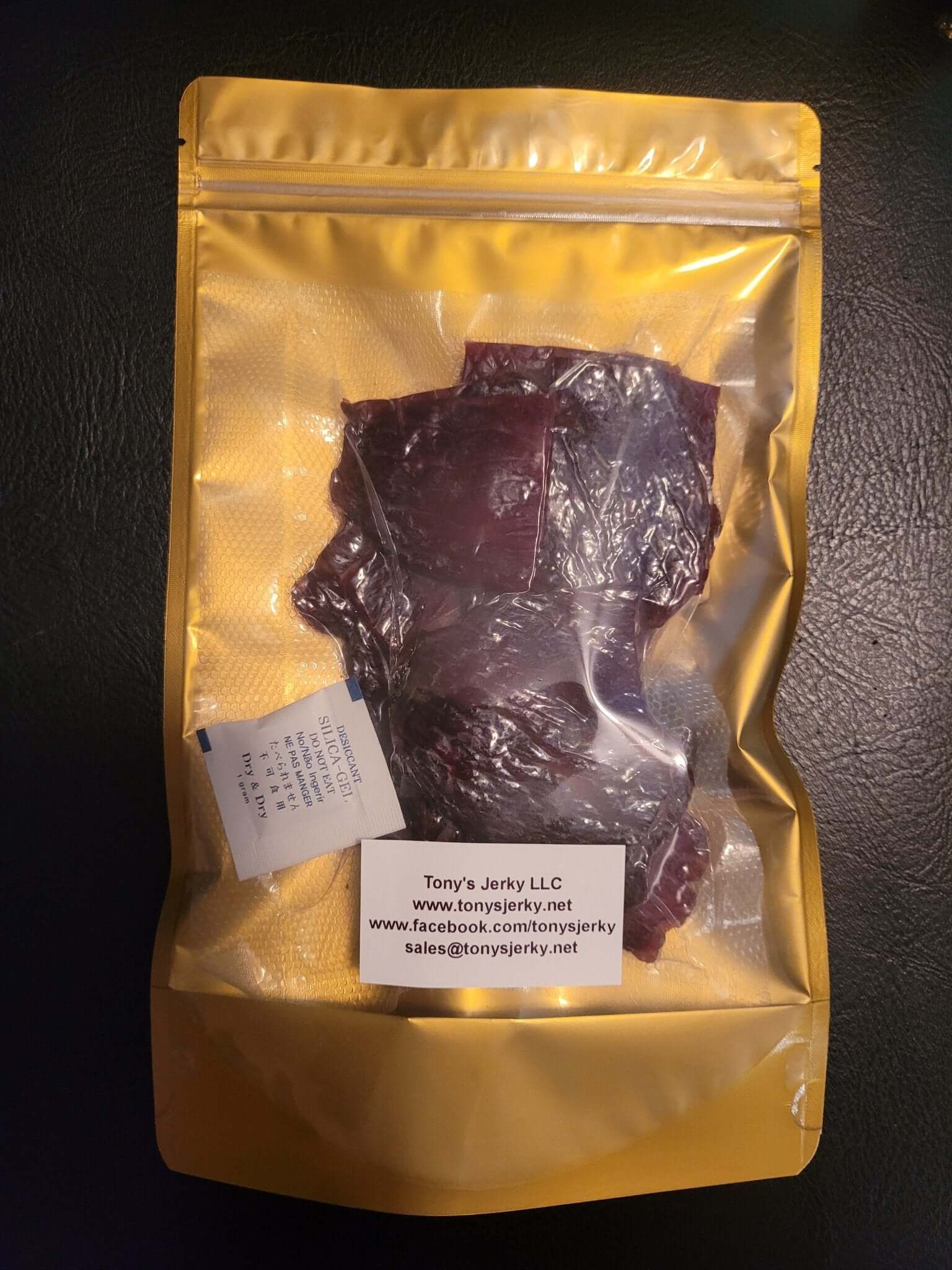 garlic teriyaki flavored beef jerky